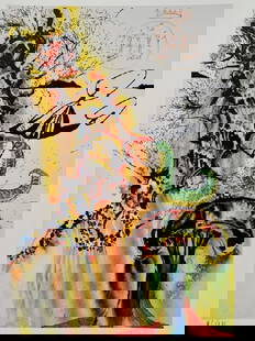 Dali Advice From A Caterpillar Facsimile Signed Numbered Giclee: This is a limited edition giclee titled ?Advice from a Caterpillar? from the Alice in Wonderland Suite by Salvador Dali. This piece is facsimile signed on the lower right. Pencil numbered from an edit