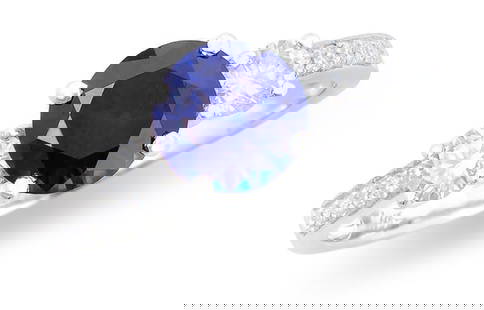 $8,895! 2.05 ct Lab Grown Royal Sapphire Diamond Ring F VVS 2 AAA IDEAL Cut CERT: Gemstone Description:Gemstone: Sapphire Lab Grown Color: Royal Blue Shape: Round Size: 7mm Quantity: 1 Grade:AAACt: 1.61 Diamond Lab Grown Description:Shape: Round Size: 1.2-3.5mm Quantity: 15 Ct: 0.4