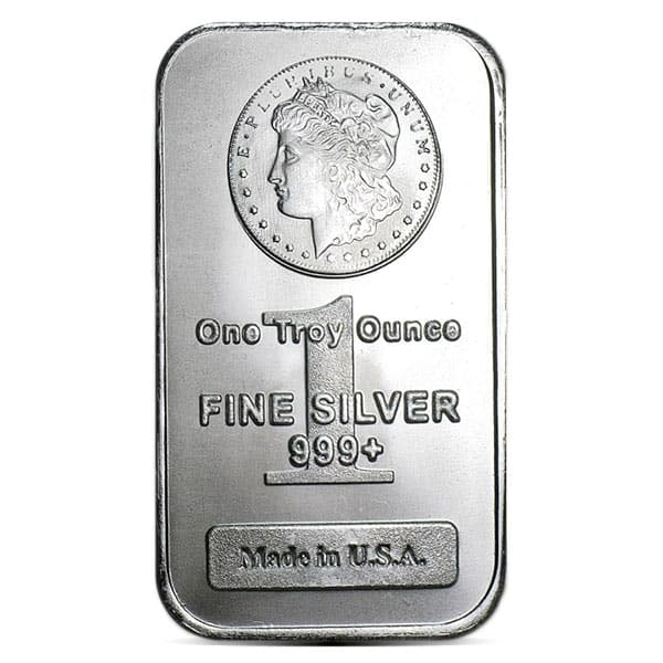 Great Investment! Morgan Design Silver Bar - 1 Ounce .999 Pure IRA Approved: Morgan Design 1 Oz Silver BarsThe Morgan Design 1 Oz Silver Bars at Money Metals Exchange are a splendid choice for both collectors and investors seeking to diversify their portfolios with precious me
