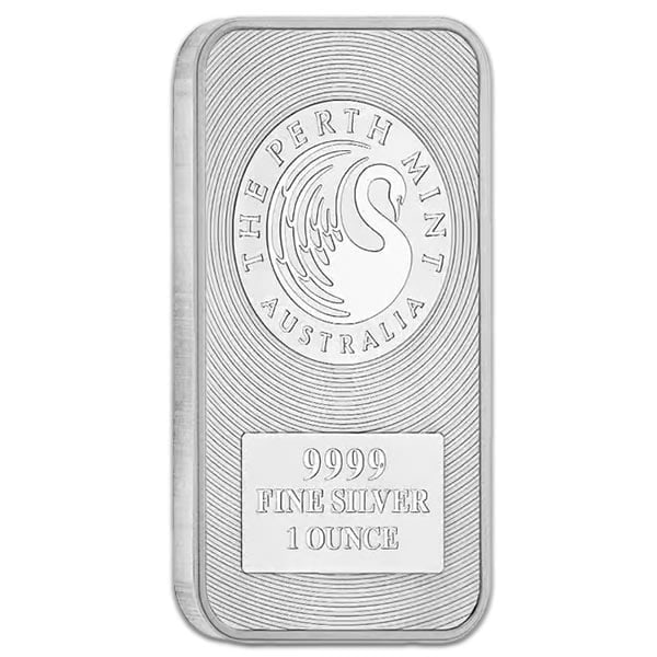 Great Investment! Perth Silver Bar 1 Troy Ounce .999 Pure Silver IRA Approved (1 of 3)