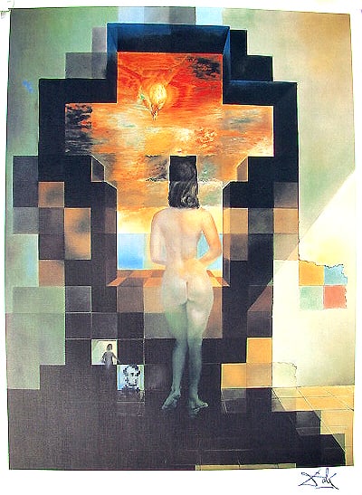 Salvador Dali Lithograph Dalivision: Each one made on archival quality paper, facsimile signed and pencil numbered from an edition of 500. Certificate of Authenticity provided. Size:14"x24.5"