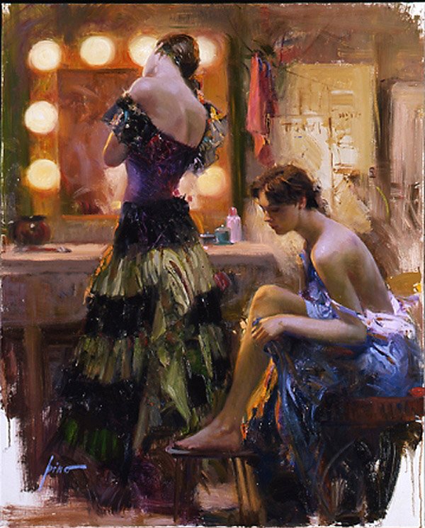 Pino "ALMOST READY" Ltd Ed. Stretched Giclee on Canvas