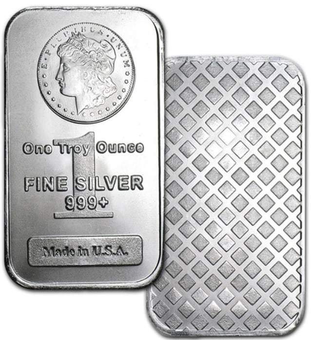 Great Investment! Morgan Design Silver Bar - 1 Ounce .999 Pure: Morgan Design 1 Oz Silver BarsThe Morgan Design 1 Oz Silver Bars at Money Metals Exchange are a splendid choice for both collectors and investors seeking to diversify their portfolios with precious me