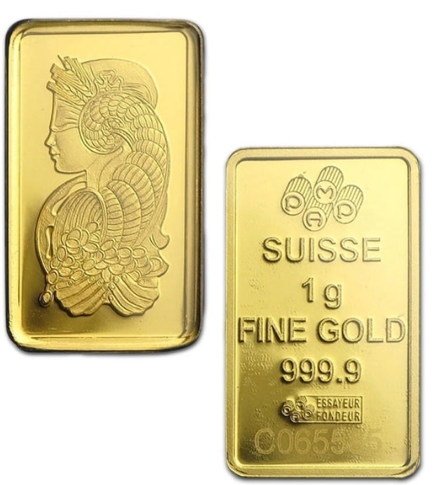 Great Investment! PAMP Suisse Gold Bar, 1 Gram, .9999 Pure IRA Approved: The 1 Gram PAMP Suisse Gold Bar is a highly sought-after investment piece known for its exceptional quality and craftsmanship. Produced by PAMP Suisse, one of the world's leading precious metals refin