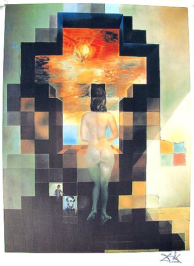 Salvador Dali Lithograph Dalivision: Each one made on archival quality paper, facsimile signed and pencil numbered from an edition of 500. Certificate of Authenticity provided. Size:14"x24.5"