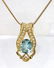 6.69 CT Blue Topaz & Diamond Designer Necklace $880