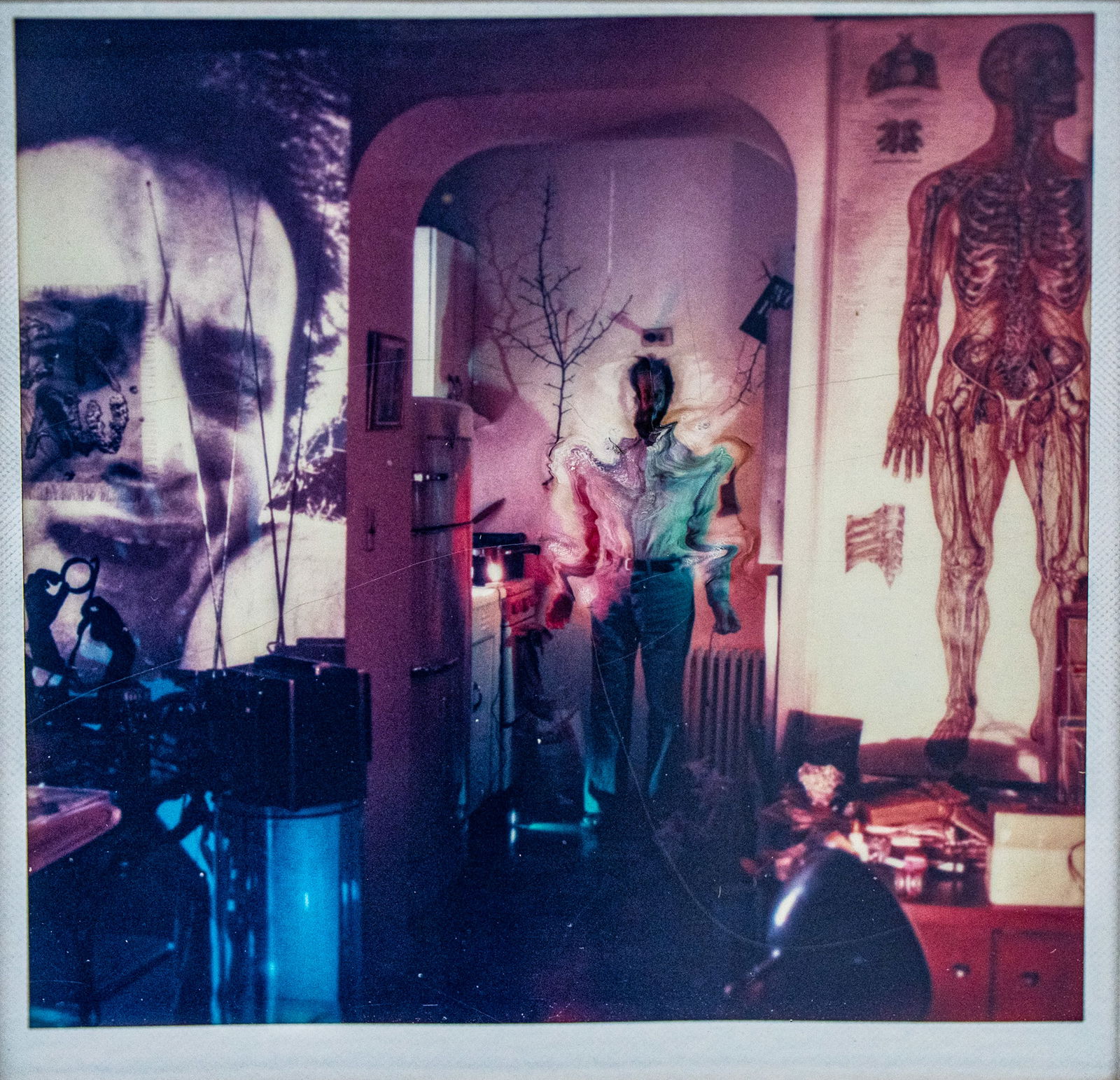 Lucas Samaras (1936-2024) Photo-Transformation 5/23/76 | SX-70 Polaroid:  LUCAS SAMARAS (1936-2024) Photo-Transformation, 5/23/76 Image: 3” h | 3” w | 7.6 x 7.6 cm Sheet: 4.25” h |