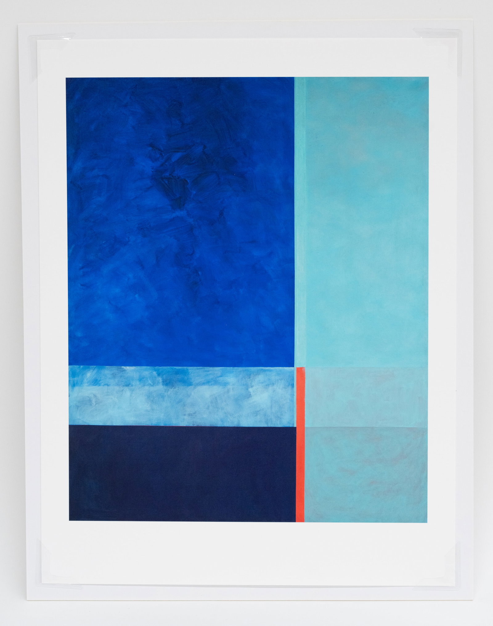 Doris Wyman (1932-2022) "Puerta De Azul", 1983-84 - Fine Art Print - Rothko Inspired:  DORIS WYMAN (1932-2022) Puerta De Azul, 1983-1984 Digital Fine Art Print on Hahnemuhle Photo Rag Bright White 308 gsm Edition: Open