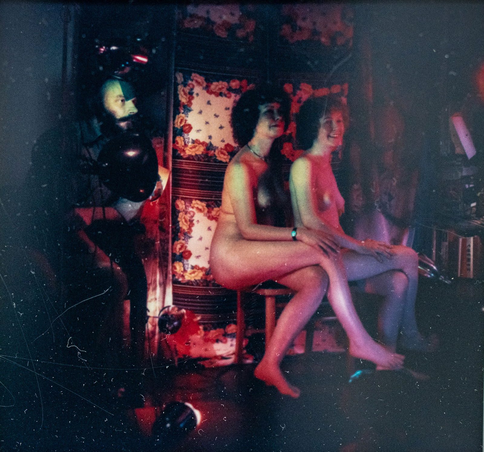 Lucas Samaras (1936-2024) Photo-Transformation 2/8/79 | SX-70 Polaroid | (Right Facing):  LUCAS SAMARAS (1936-2024) Photo-Transformation 2/8/79 (Right Facing) SX-70 Polaroid Image: 3” h | 3” w | 7.6 x 7.6 cm