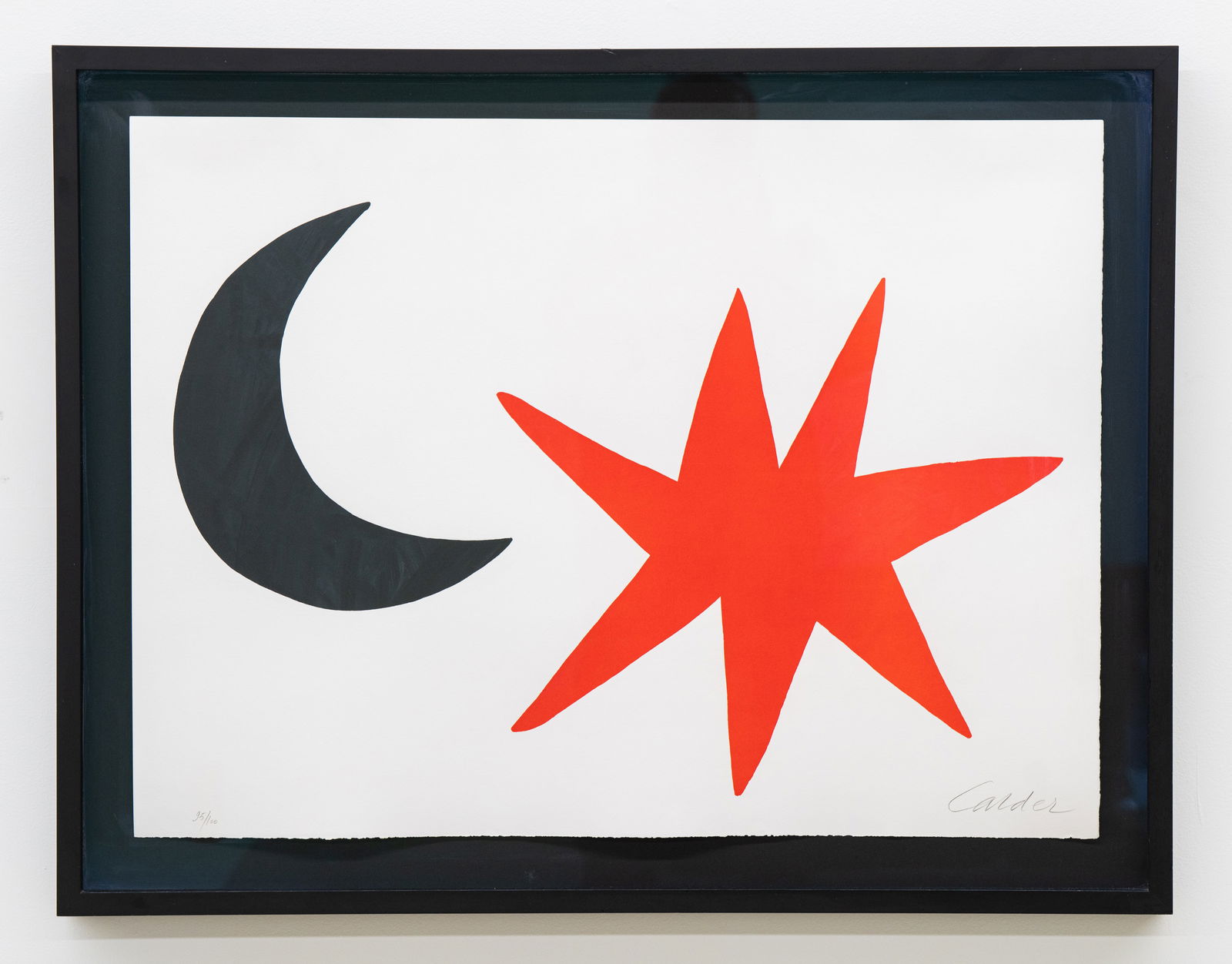 Alexander Calder (1898-1976) - Moon and Star - Hand Signed Lithograph - 95/100 (1 of 8)
