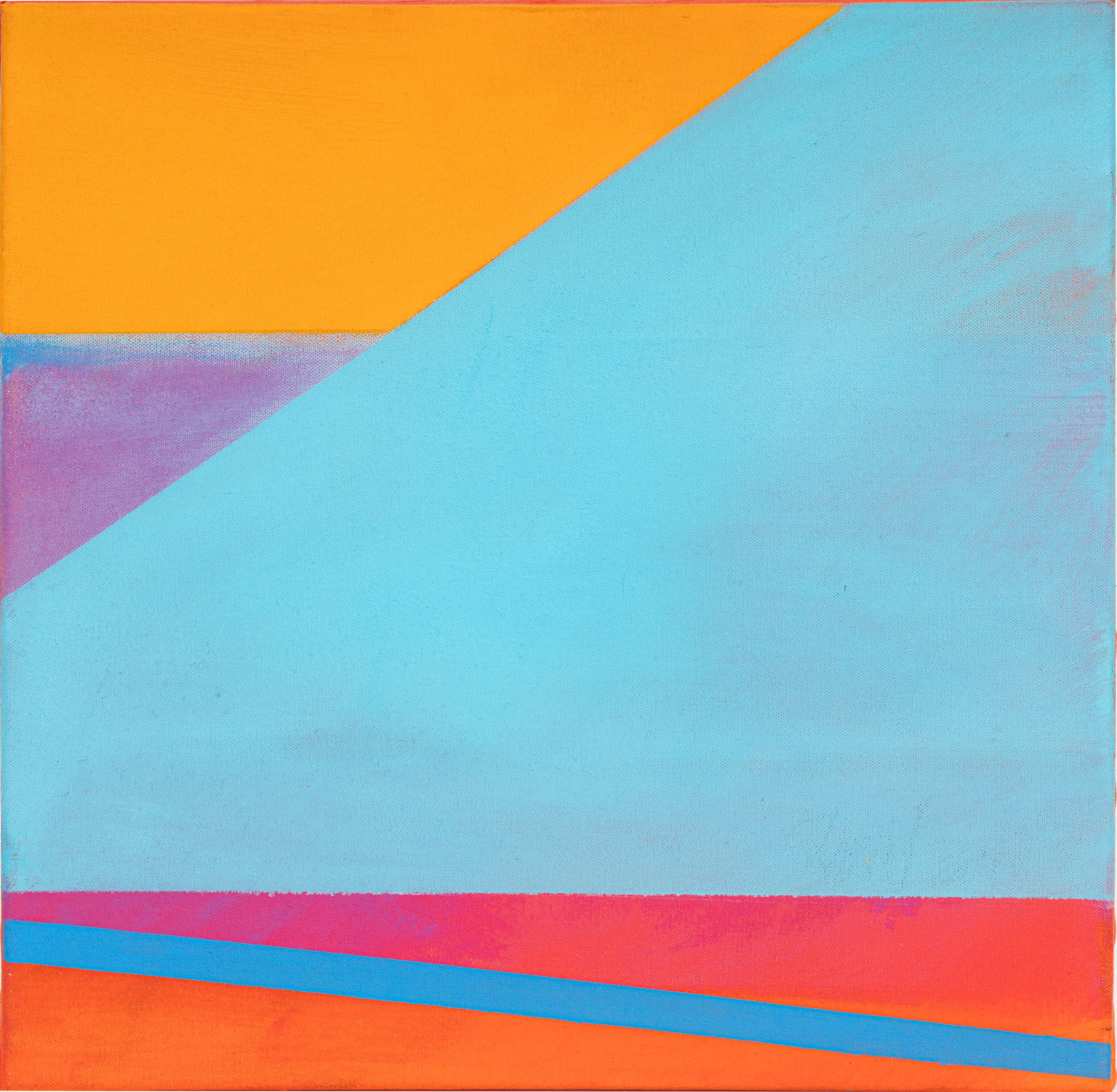 Doris Wyman (1932-2022) “Valentina”, 2010 - Abstract Painting - Oil on Canvas - Rothko:  DORIS WYMAN (1932-2022) Valentina, 2010 Oil on Canvas Image: 16 x 16 x 1.5 in Provenance: Winston Scott Galler