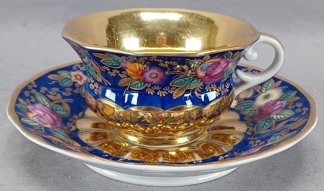 Russian Safronov Hand Painted Tea Cup & Saucer F (1 of 16)