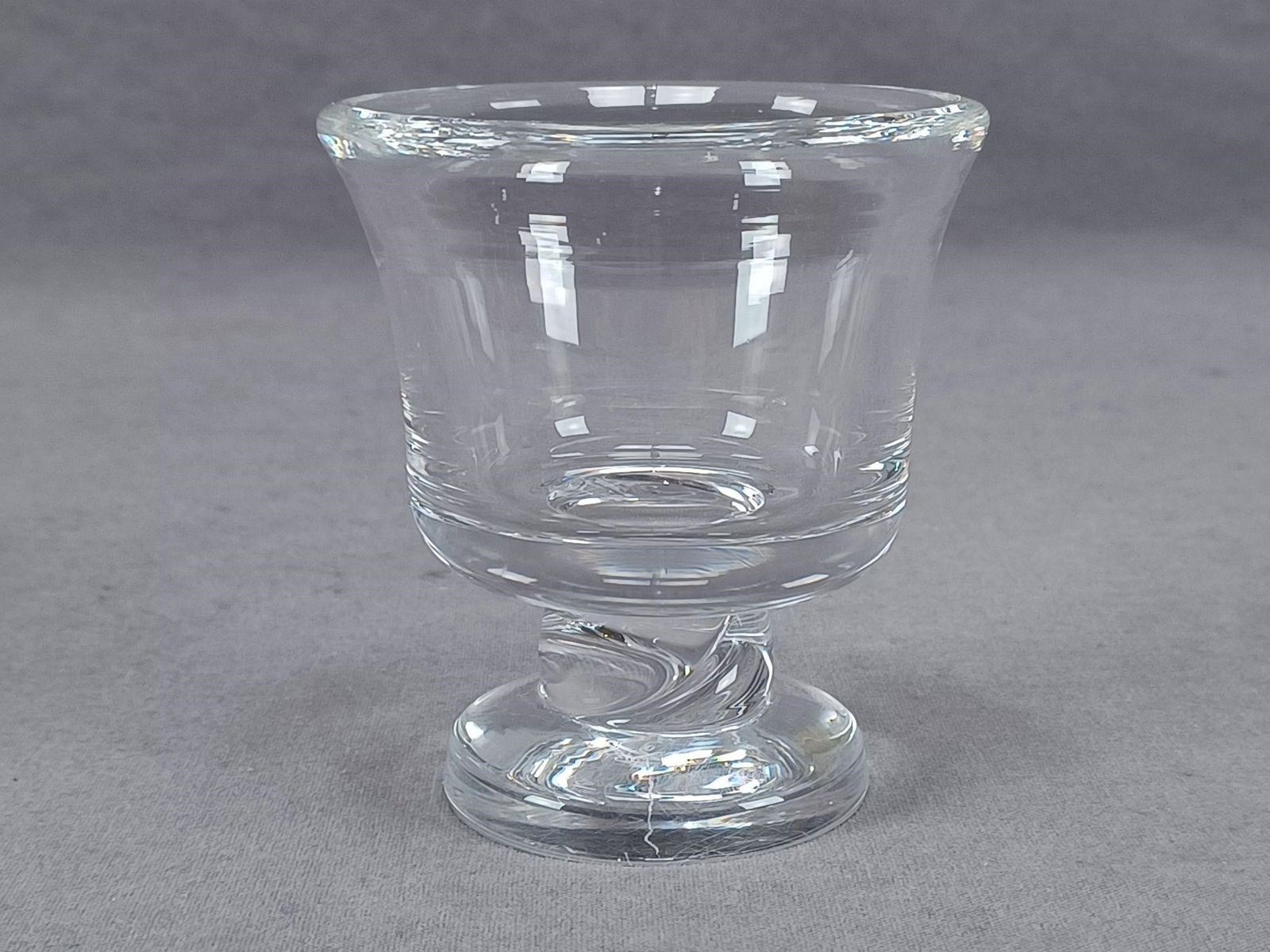 Signed Steuben #7878 Crystal Cigarette Holder Urn (1 of 5)