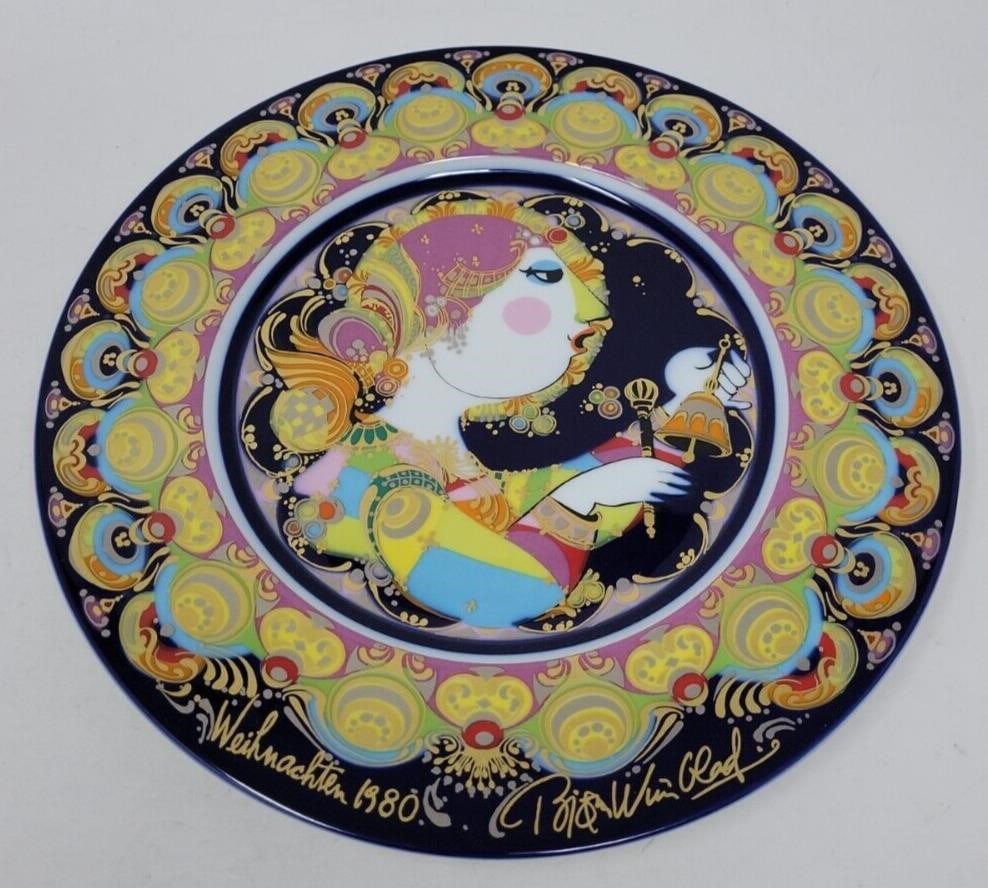 Rosenthal Bjorn Wiinblad Christmas Plate 1980 (1 of 7)