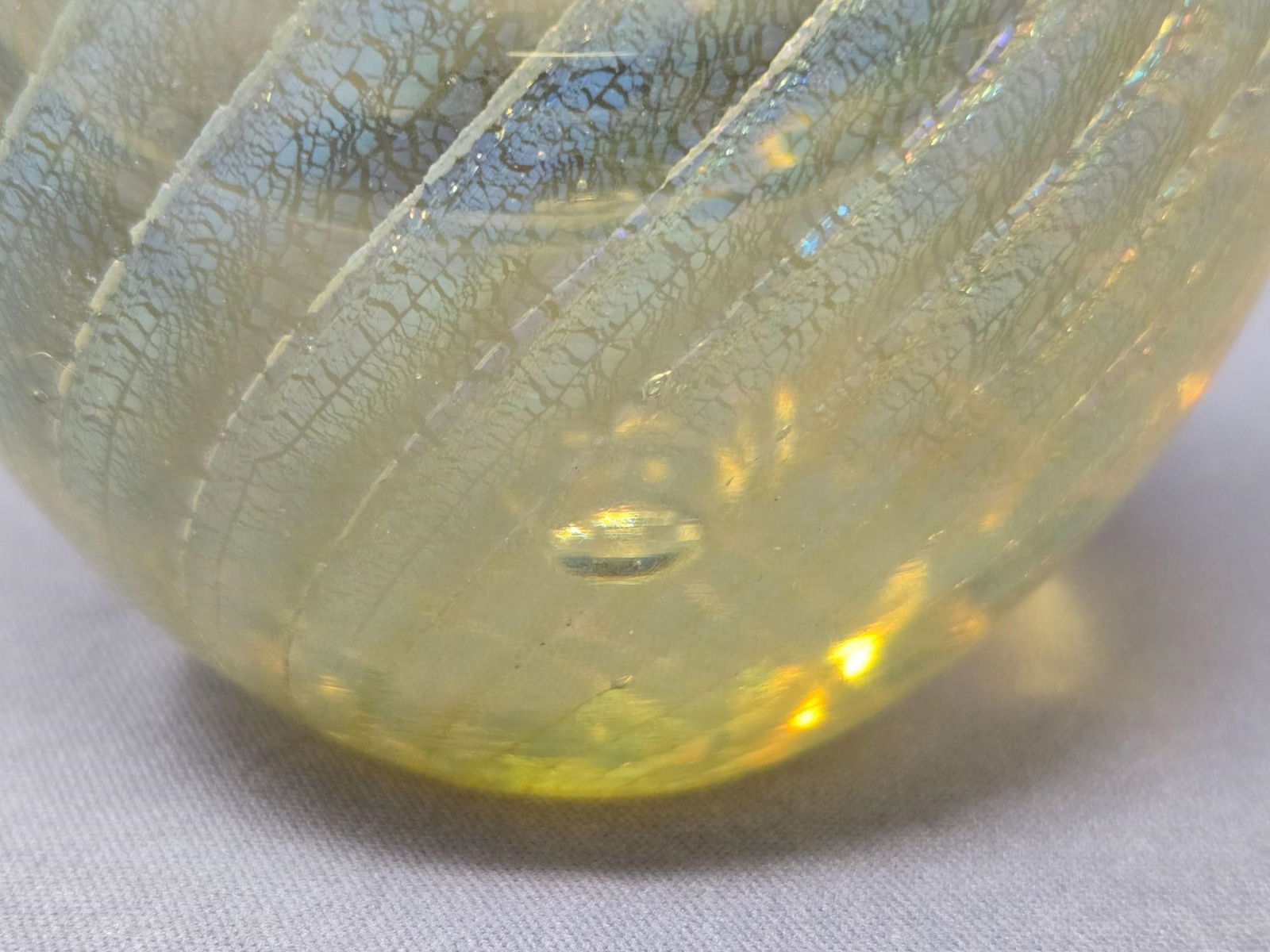 Robert Eickholt Hand Blown Perfume Bottle 1984 - 4