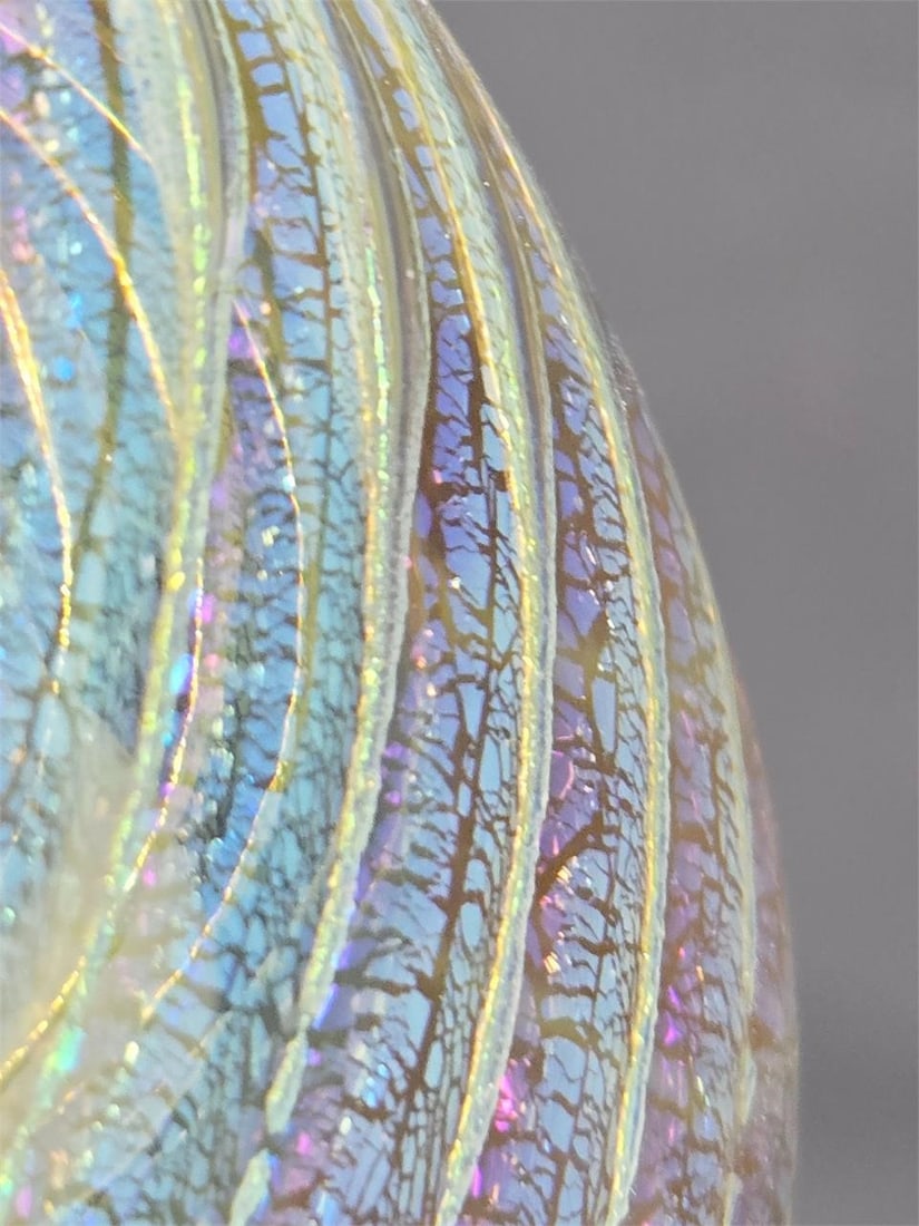 Robert Eickholt Hand Blown Perfume Bottle 1984 - 7