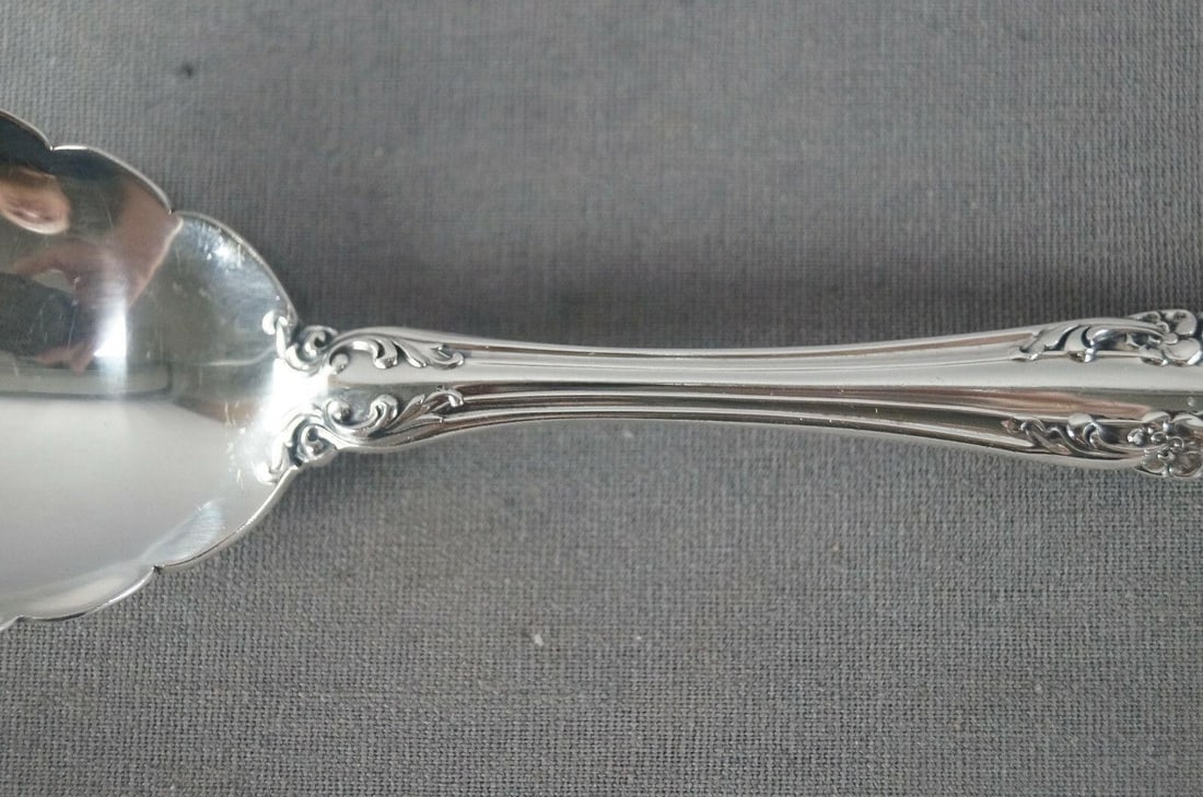 Gorham Sterling Silver Melrose Pattern Sugar Spoon - 3