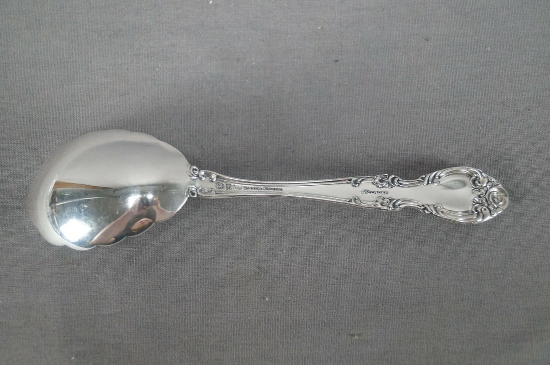 Gorham Sterling Silver Melrose Pattern Sugar Spoon - 5