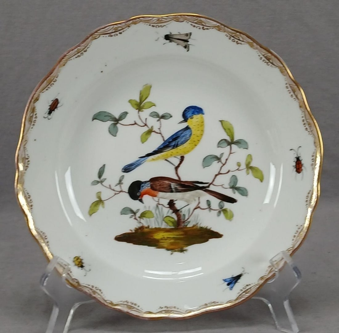 Meissen Birds Insects & Gold 8 1/4" Plate (1 of 14)