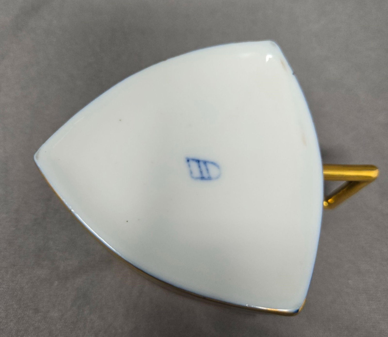 Vienna Style Triangular Cup and Saucer - 10