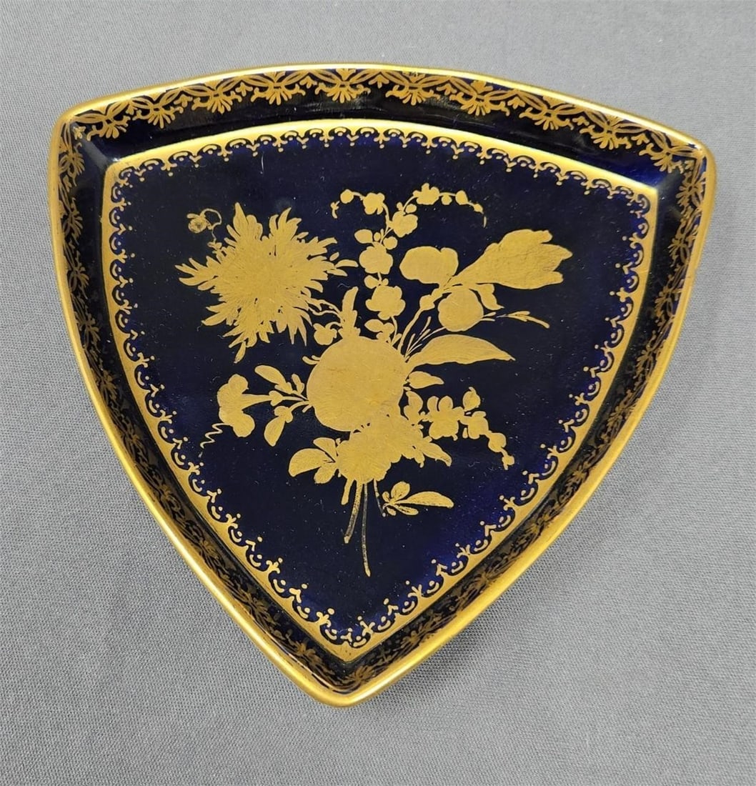 Vienna Style Triangular Cup and Saucer - 2