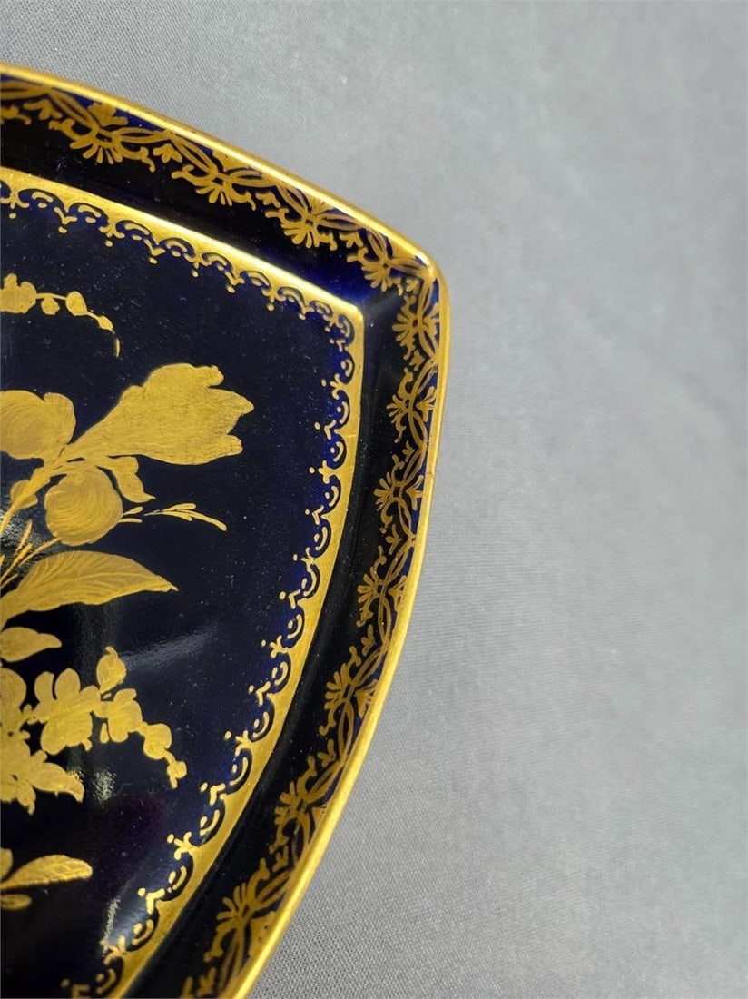 Vienna Style Triangular Cup and Saucer - 3