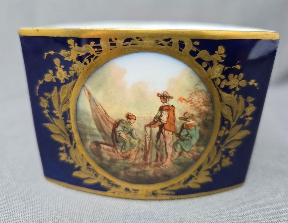 Vienna Style Triangular Cup and Saucer - 7