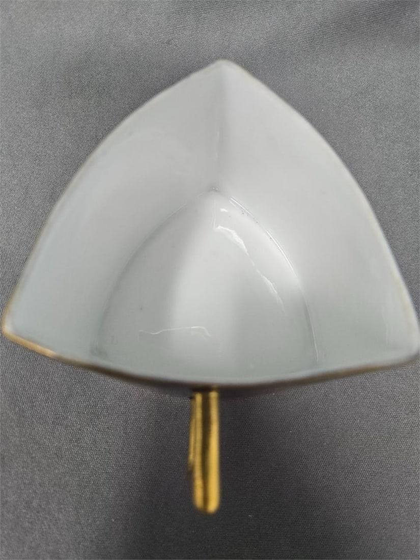 Vienna Style Triangular Cup and Saucer - 9