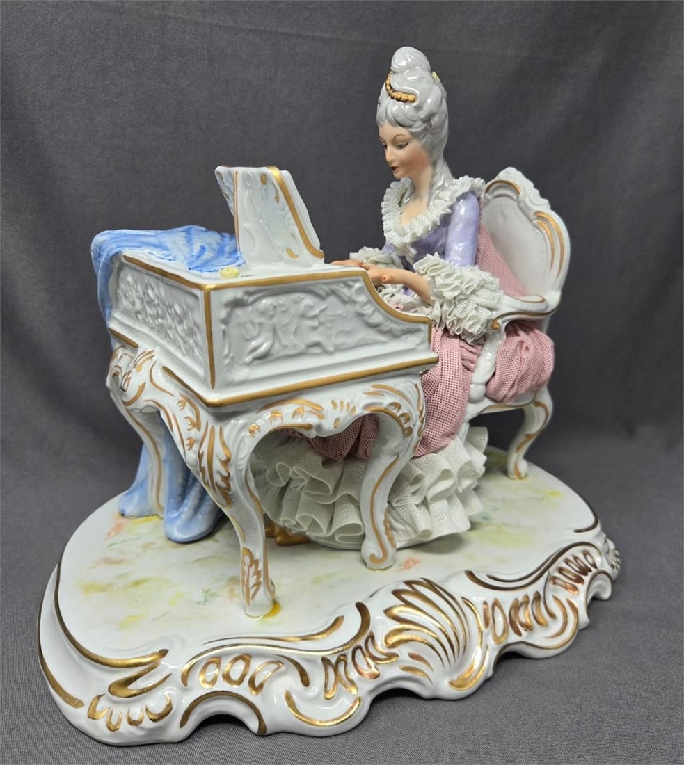 Dresden Lace Porcelain Figural Woman (1 of 16)