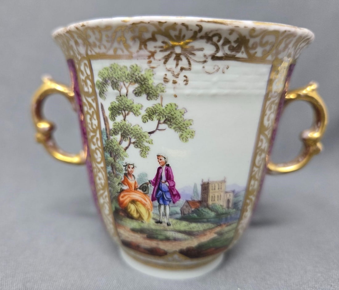 KPM Double Handled Chocolate Cup - 2