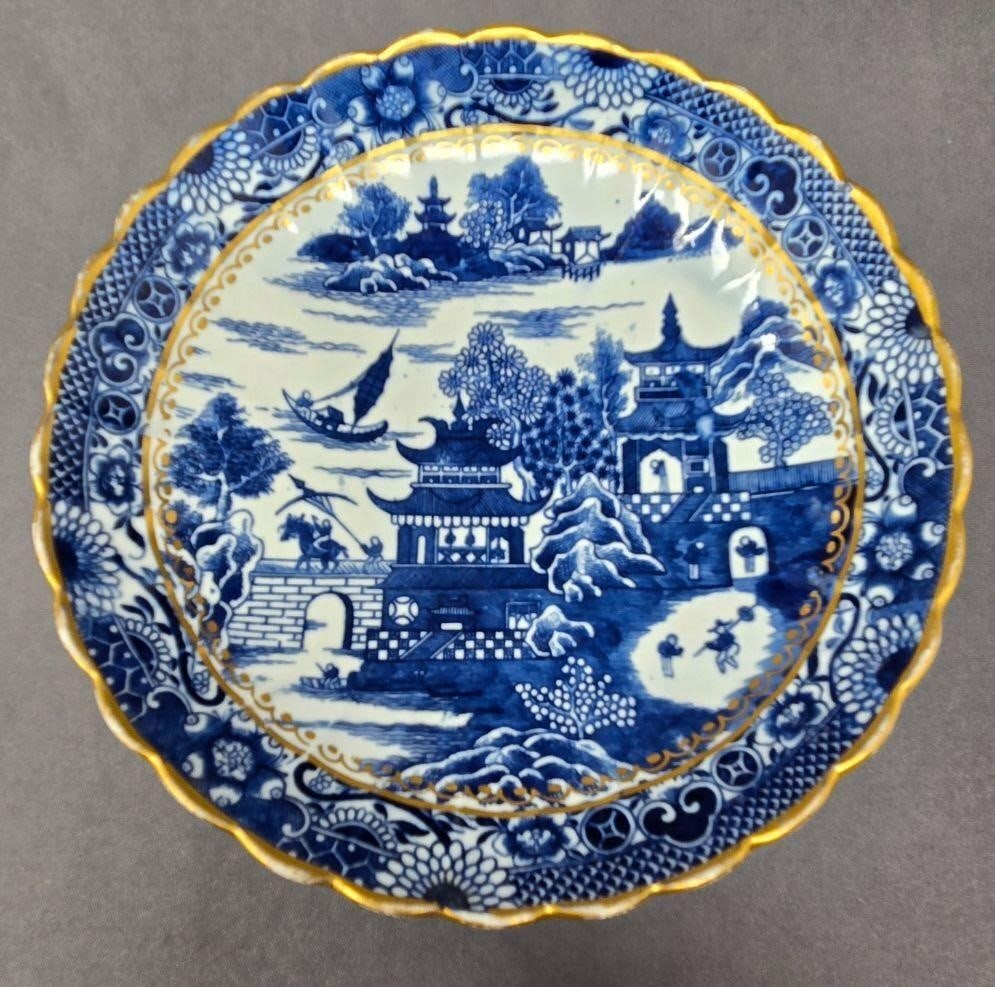 Caughley Salopian China 7 1/2" Dish Late 1700s (1 of 7)