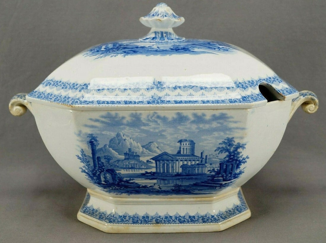 Ridgway Archipelago Transferware Large Tureen (1 of 12)