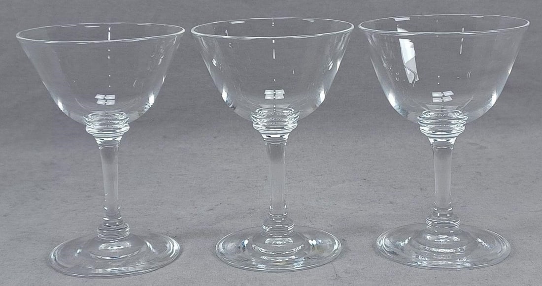 3 Signed Steuben 4 3/8" Sherbet Glasses Shape 7644 (1 of 11)