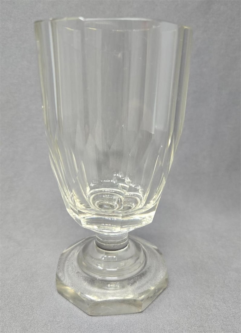 Bohemian / German Cut Ale Glass 19th C. (1 of 7)