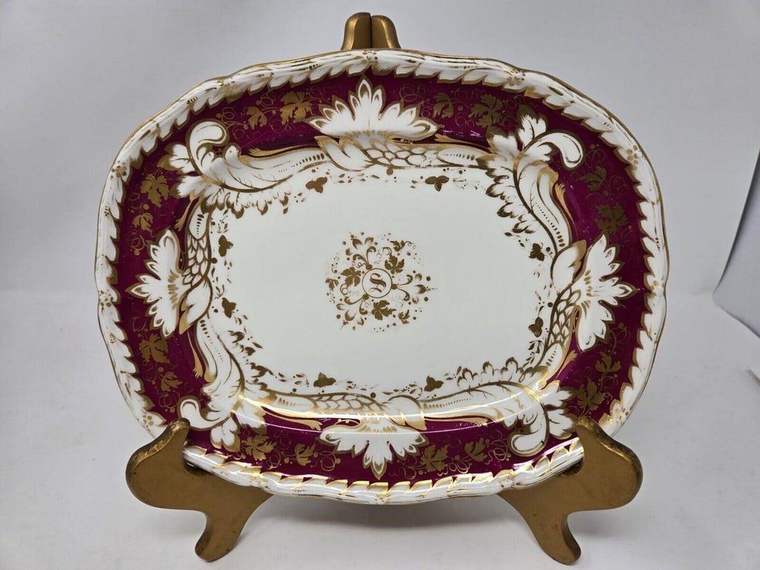 Antique Davenport Tray Platter 10 3/4" X 8 1/4" (1 of 10)