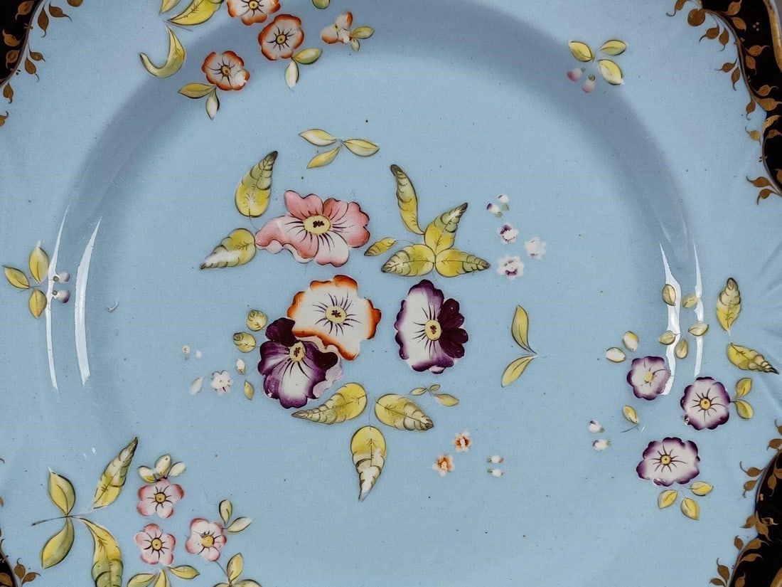 Ridgway Pattern 290 Blue Earthenware Plate - 2