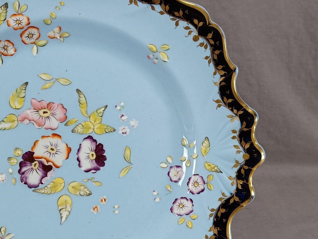 Ridgway Pattern 290 Blue Earthenware Plate - 4