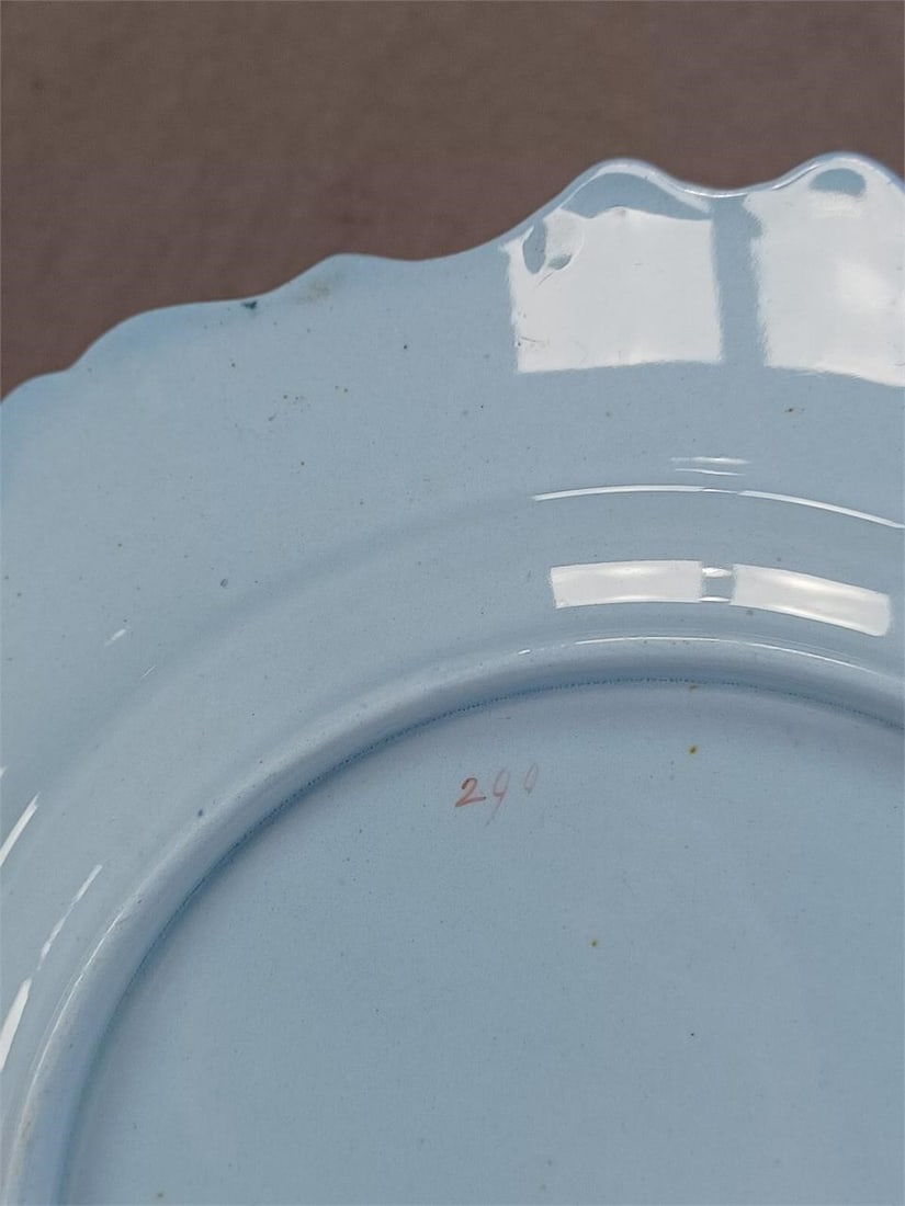 Ridgway Pattern 290 Blue Earthenware Plate - 9