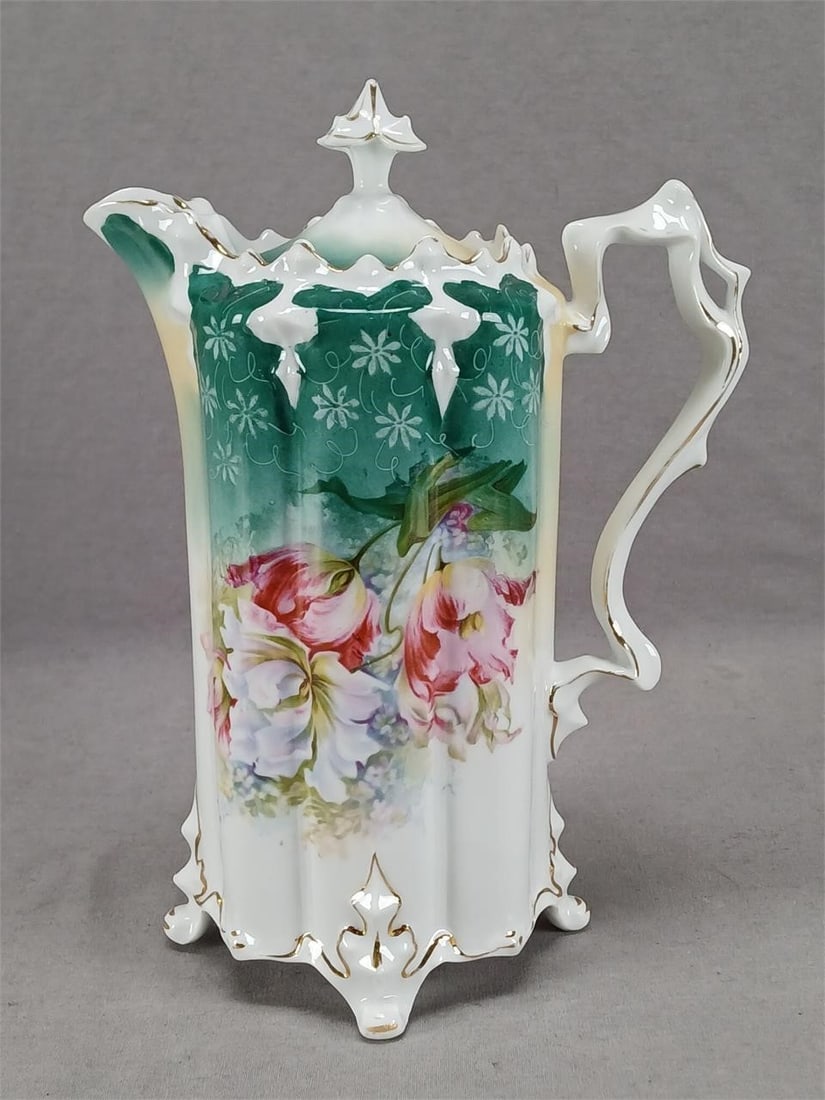 RS Prussia Mold 33 Flowers Chocolate Pot (1 of 11)