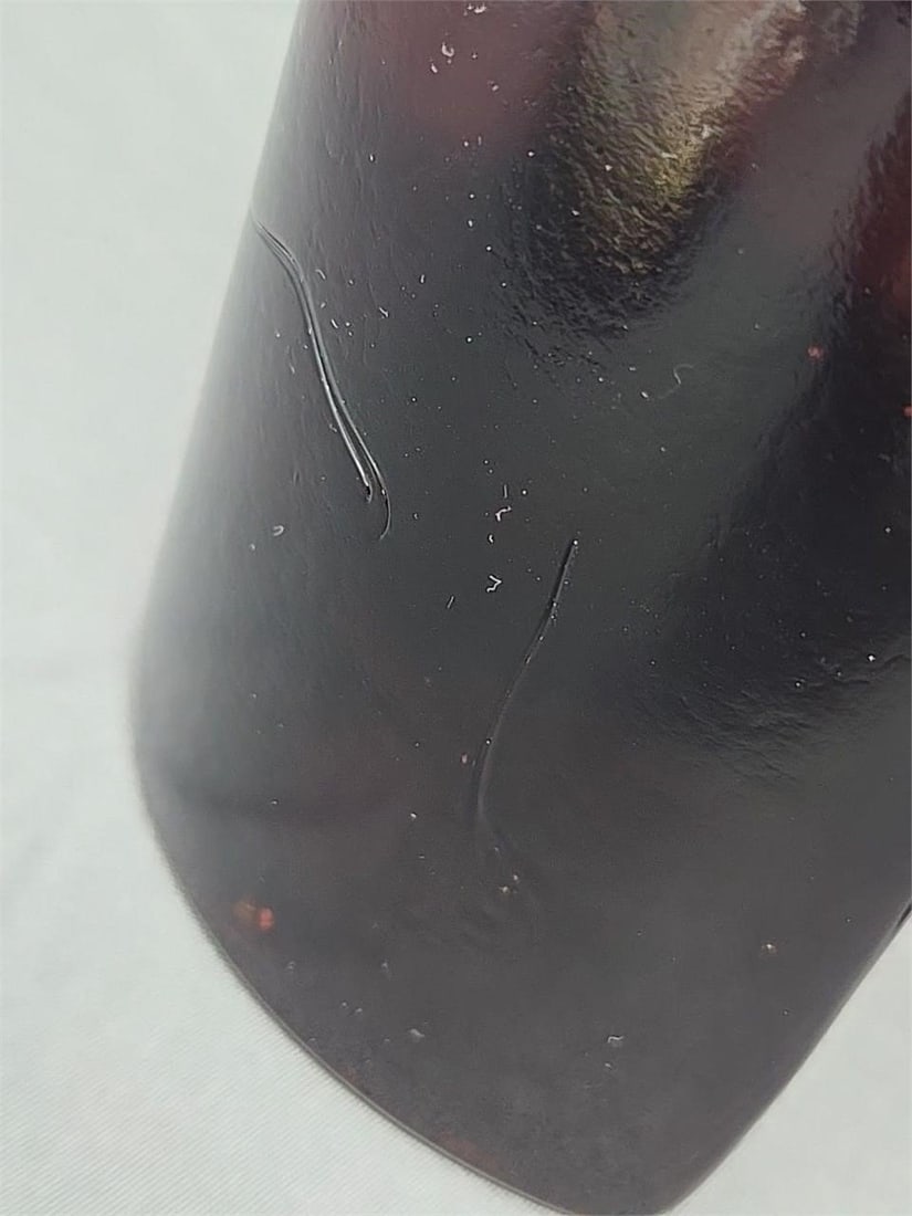 Blenko MCM Half Moon Bookends Root Beer Amber - 11