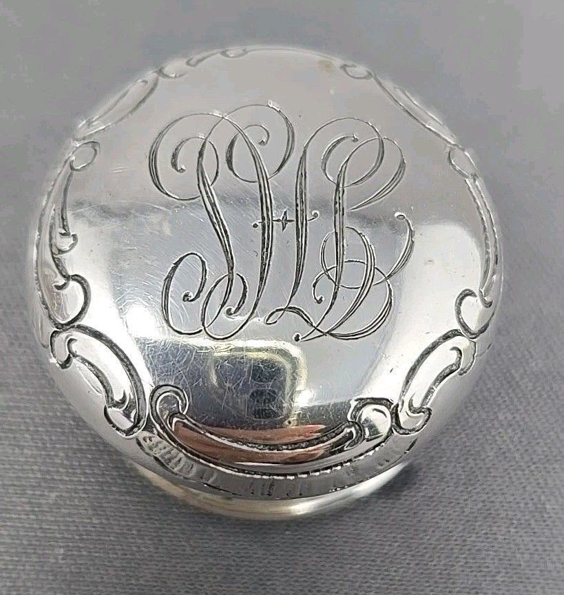 German Silver Repoussé Tea Caddy Romantic Scene - 10