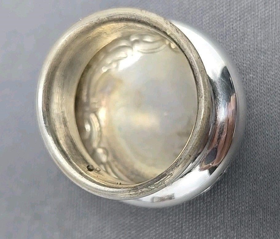 German Silver Repoussé Tea Caddy Romantic Scene - 11