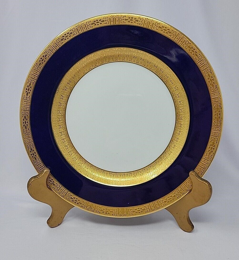 Spode Copeland Cobalt Gold 10 1/4 " Plate (1 of 9)