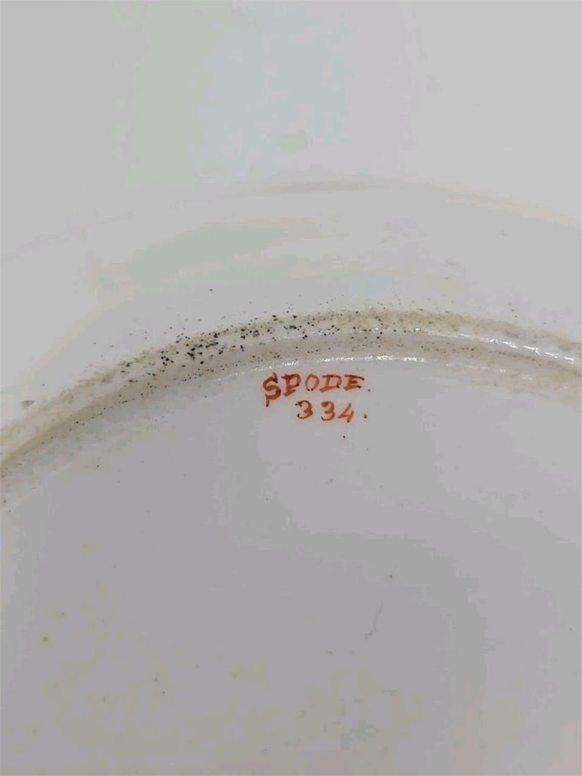 Spode Pattern 334 Cup & Saucer C. 1802 - 8