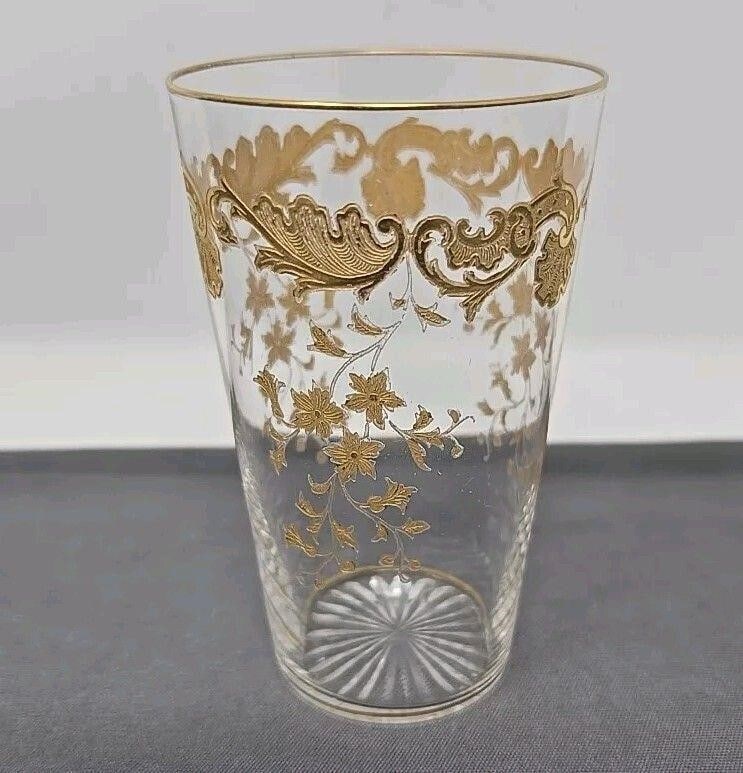 Saint Louis Massenet Gilt Engraved Juice Glass (1 of 9)