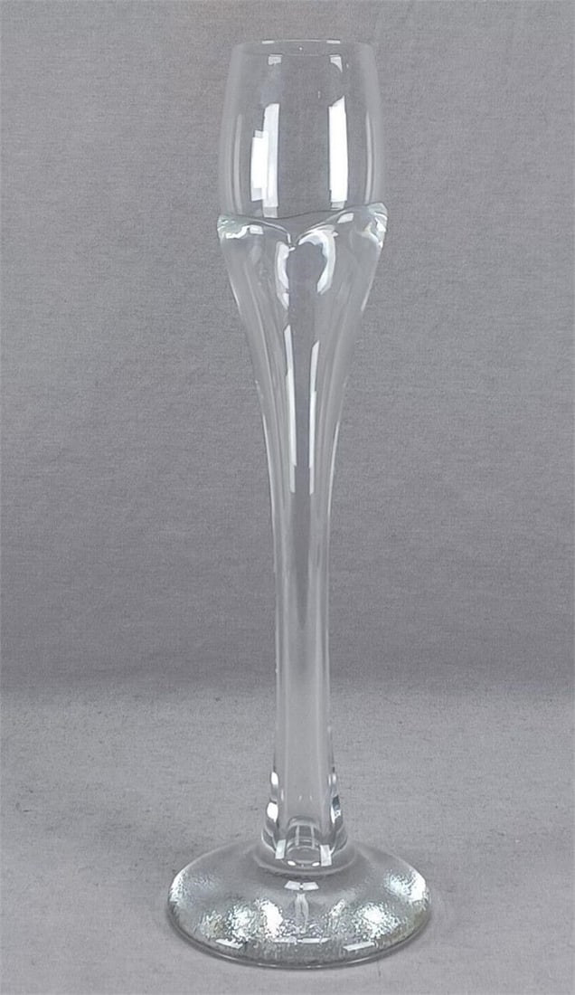 Signed Daum France Tulip Shaped 11 1/2" Vase (1 of 9)