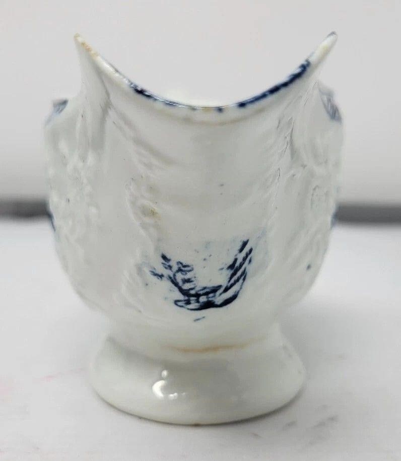 Lowestoft Pattern Molded Creamer c.1770 - 2
