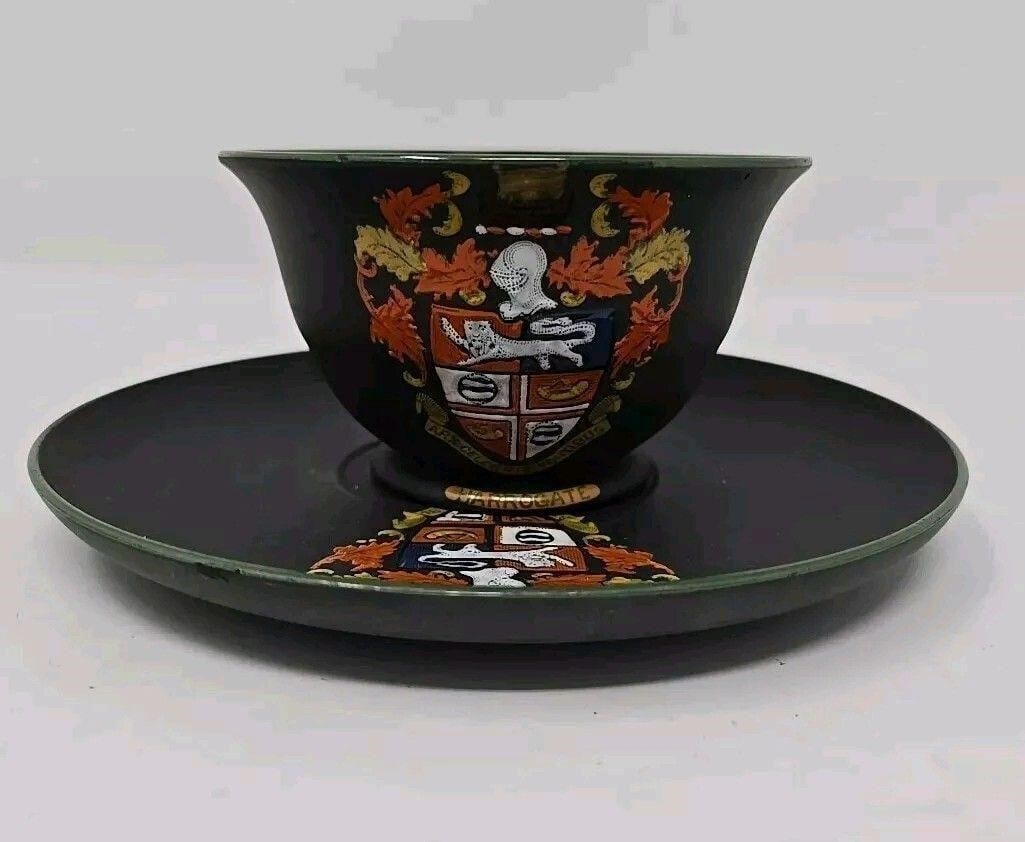 Wedgwood Kenlock Black Basalt Cup & Saucer (1 of 19)