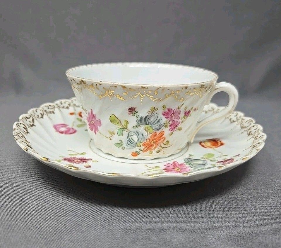 Donath & Co Dresden Flat Coffee Cup & Saucer (1 of 18)