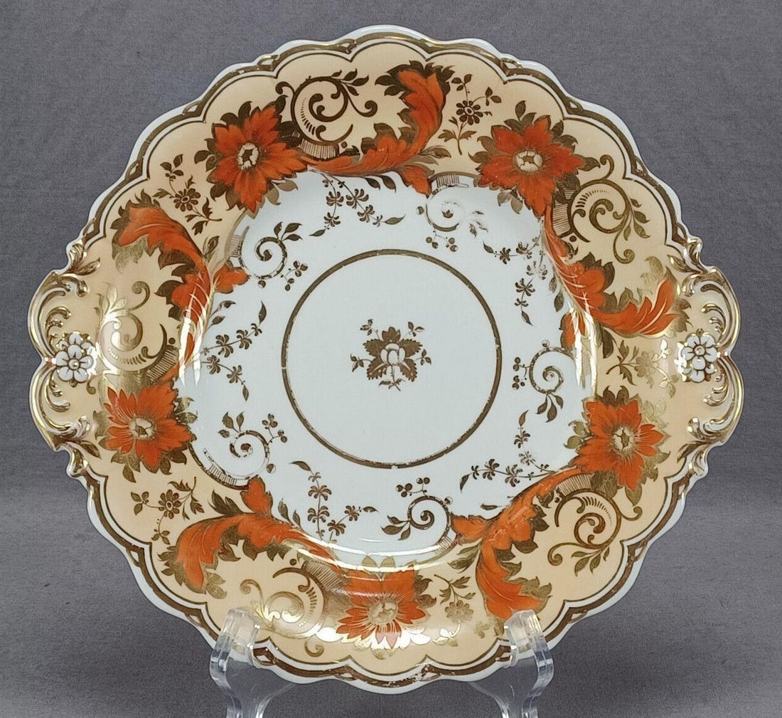 Ridgway Pattern 2/3197 Floral 9 5/8 Inch Plate A (1 of 9)